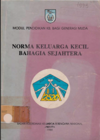 Norma keluarga kecil bahagia sejahtera